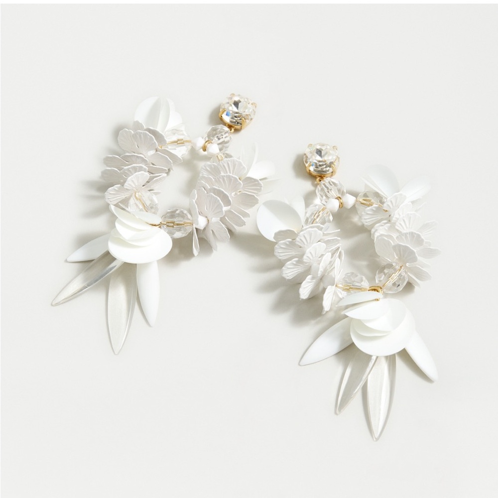 NWT J. Crew Birds-of-Paradise statement earrings
